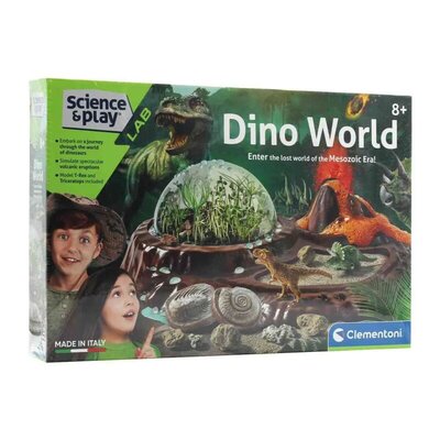 Edukativni set Dino Svet – praistorijski terarijum sa dinosaurusima i naučnim eksperimentima