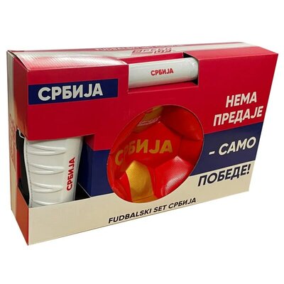 SPEED UP Fudbalski set Srbija – lopta br. 5, štitnici, pumpa i torba