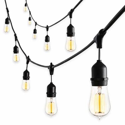 Dekorativni svetlosni niz sa 20 LED sijalica E27 20 m 2700K IP44