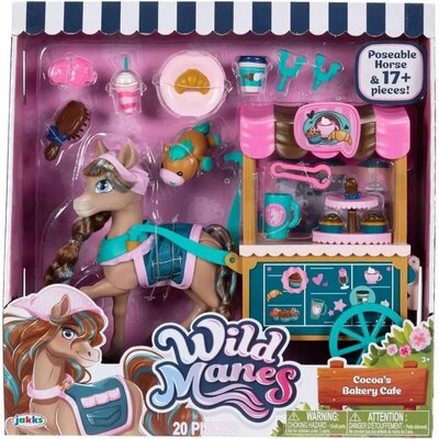 WILD MANES Cocoas Bakery set za igru sa figurom konja i dodacima