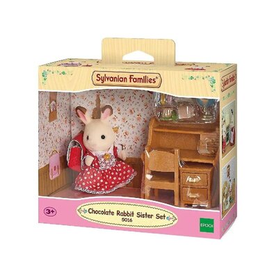 Sylvanian Families Čoko Zeka Seka sa stočićem i stolicom