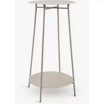 Metalni stalak sa dva nivoa Ø30xV60cm Bež