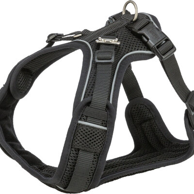 Am pojas za šetnju za pse veličina L Premium FlexMesh black TRIXIE 1989401
