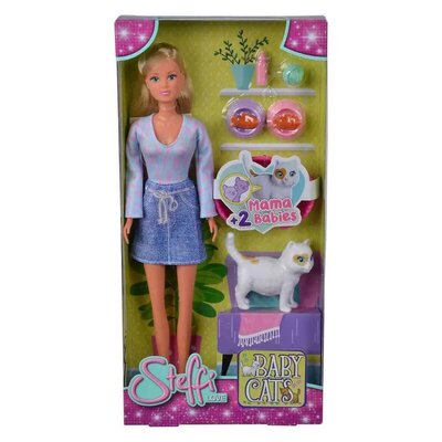 Steffi Love lutka Baby Cats sa trudnom mačkom i mačićima
