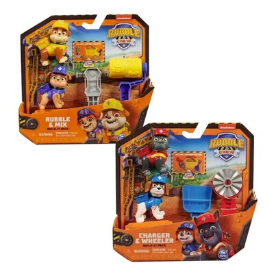 Paw Patrol Rubble & Crew set 2 figure – Rubble i Mix
