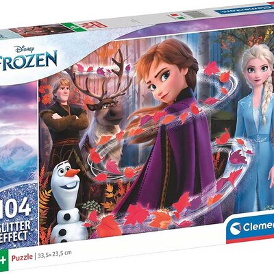 Puzzle slagalica 104 dela Frozen 2 Glitter Clementoni 20162