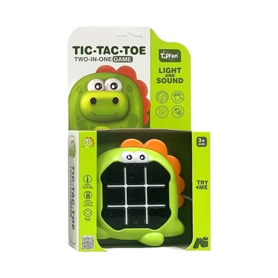 Best Luck Tic Tac Toe 2u1 elektronska igra sa svetlom i zvukom – Dinosaurus