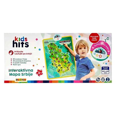 KIDS HITS Interaktivna mapa Srbije – edukativna igračka
