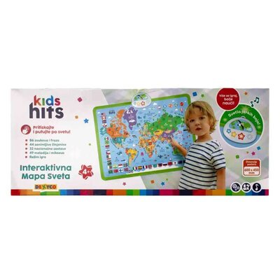 KIDS HITS Interaktivna zvučna mapa sveta