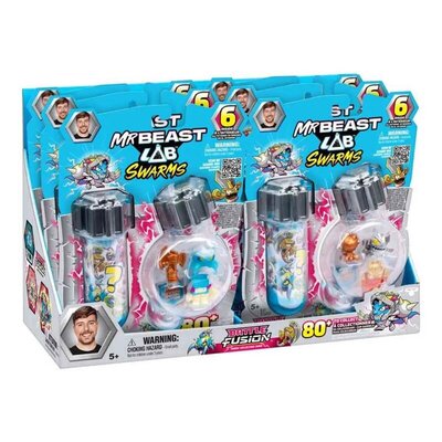 MrBeast Lab Swarms Battle Fusion – set od 6 mikro figura