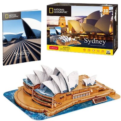 CubicFun 3D Puzzla Sidnejska Opera – 85 elemenata