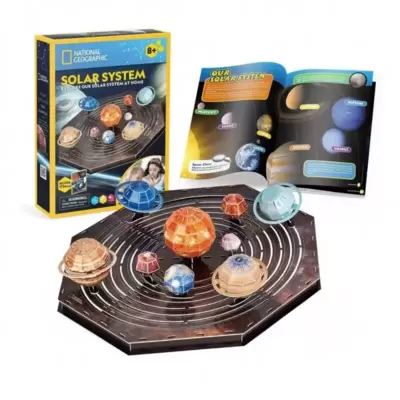 CubicFun 3D Puzzle Solarni sistem – edukativna maketa, 173 elementa