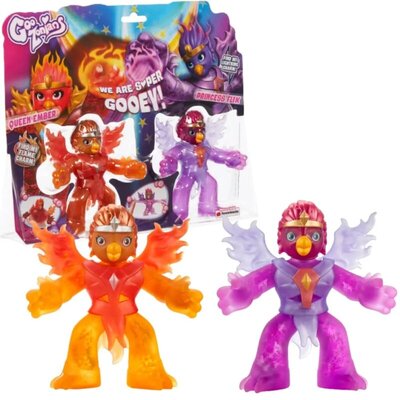 Goozonians Queen Amber vs Princess Flix – set 2 fleksibilne akcione figure
