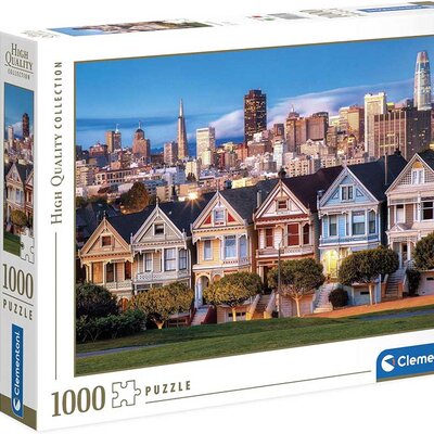 Puzzle slagalica 1000 delova Painted Ladies San Fancisco Clementoni HQC 39605