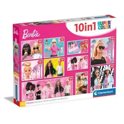 Clementoni Puzzle 10u1 Barbie