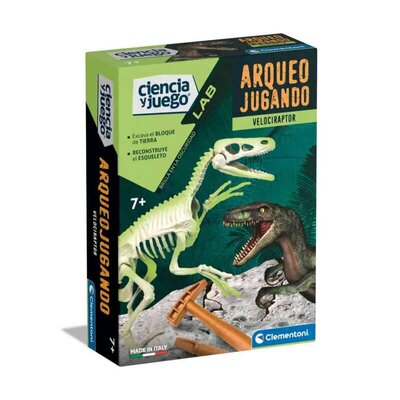 Clementoni Science & Play ArcheoFun Velociraptor – edukativni set za iskopavanje fosila