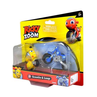 Ricky Zoom Set Motori Scootio & Loop – 2 Skutera za Decu