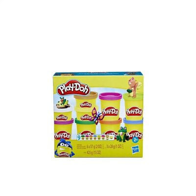 Play-Doh set plastelina 9 kanti u raznim bojama