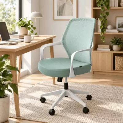 Kancelarijska stolica Nixa mint zelena sa ergonomskim naslonom