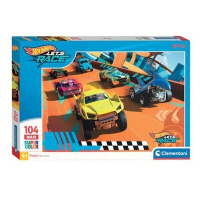 Clementoni Maxi puzzle Hot Wheels, 104 dela