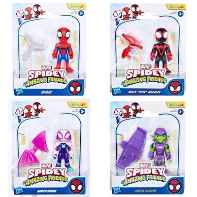 Spiderman and Friends set akcionih figura, 7.5 cm, 3 komada
