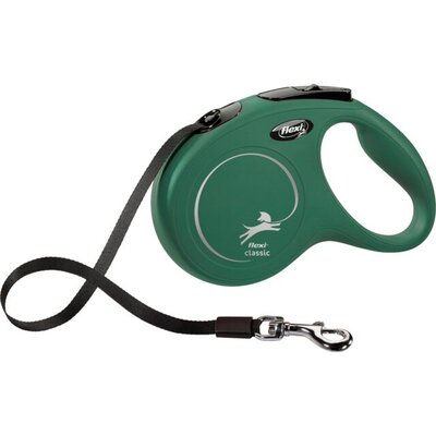 Povodac za pse do 25kg Flexi Classic green 5m TRIXIE 11714