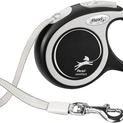 Povodac za pse do 12kg Flexi Comfort 3m black TRIXIE 213301