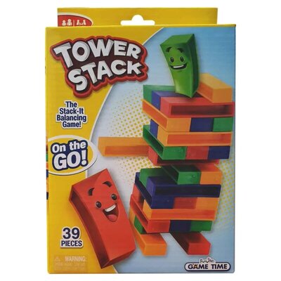 Funville Tower Stack On The Go - društvena igra slaganje kockica