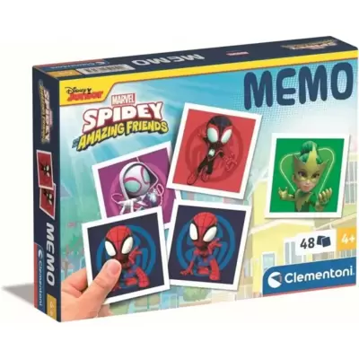 Clementoni Memo Pocket Spidey and His Amazing Friends - igra memorije