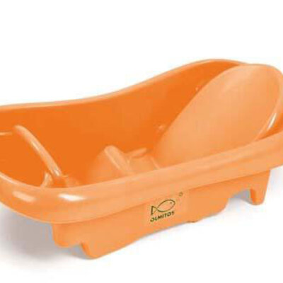 Olmitos Dvopoziciona kadica za kupanje beba Naranja 1968