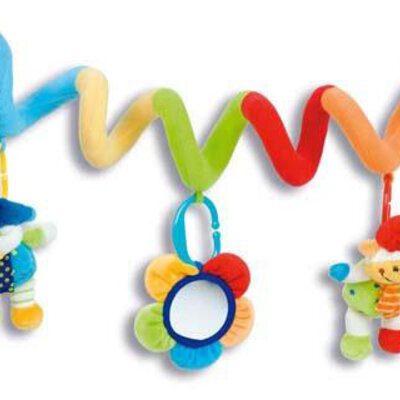 Olmitos Spiralna igračka za kolica i krevetac Prase-Cvetić-Kravica 3900