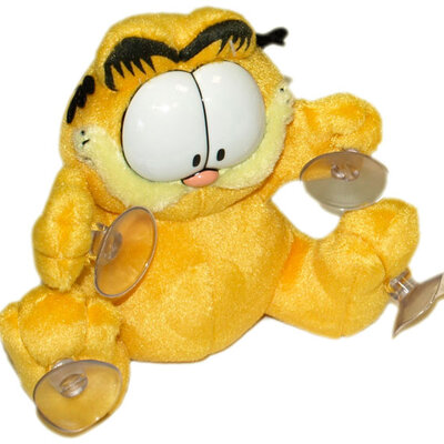 Iznenađeni Garfild za prozor 61-200