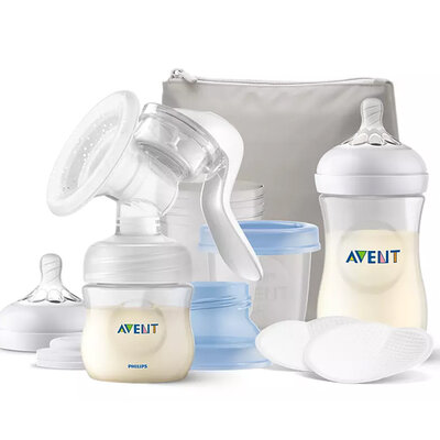 Philips Avent Ručna pumpica za grudi sa bočicama za bebu SCF430/16