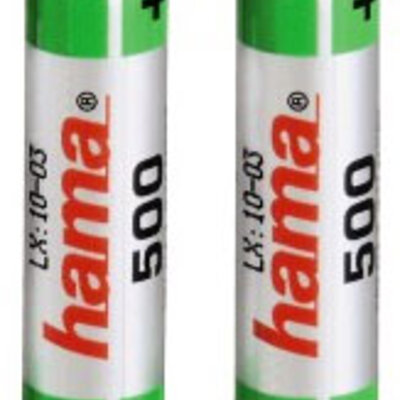 Hama NiMH punjive baterije 2xAAA 500mAh