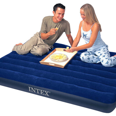 Intex Bračni Krevet na Naduvavanje - 191 x 137 x 22 cm - 68758