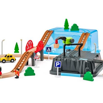 WOODY Drveni vozić Rudnik 93069