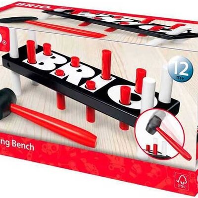 BRIO Igračka Stočić i čekić za zakivanje 30515