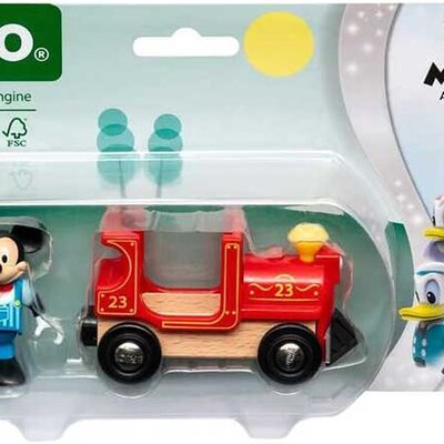 BRIO Disney Lokomotiva i figurica Mickey Mouse 32282