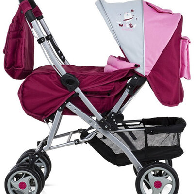 Chipolino Baby Max kolica Leo raspberry