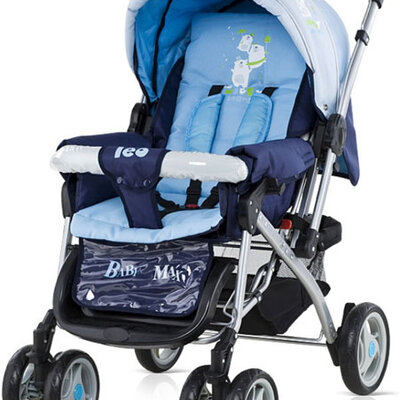 Chipolino Baby Max kolica Leo navy
