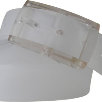 Q belts Wide - transparentni unisex silikonski kaiš
