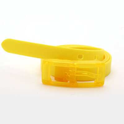 Q belts Thin - žuti unisex silikonski kaiš