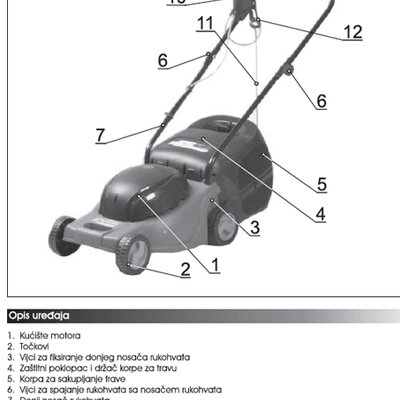 Kosilica za travu 1.3kW WEM1300