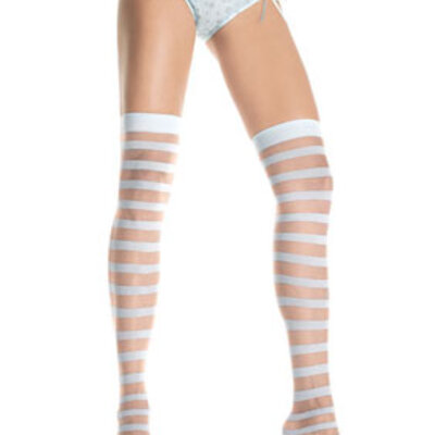 Čarape sa providnim prugama