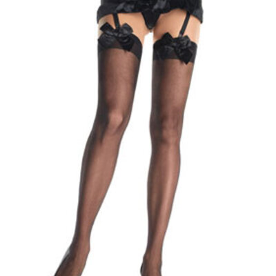 Crne čarape za haltere