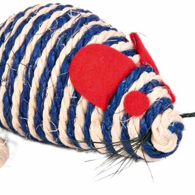 Trixie Igračka za mačku Miš od kanapa sa zvoncem 4074