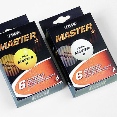 Loptice za stoni tenis 1/6 Stiga Master 1 Star White 514006