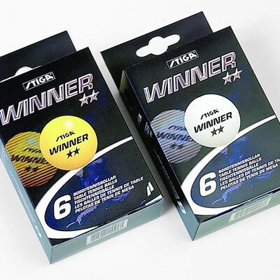 Loptice za stoni tenis 1/6 Winner 2 Star White 515006