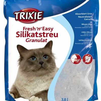 Pesak za mačke Trixie Fresh n Easy - silikatni 3,8l