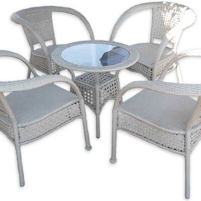 Garnitura Od Belog PE Ratana - Atina W